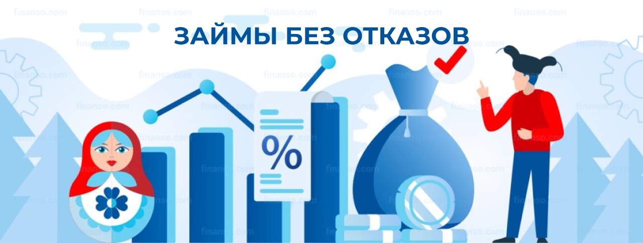 Займы без отказа. Оформить онлайн