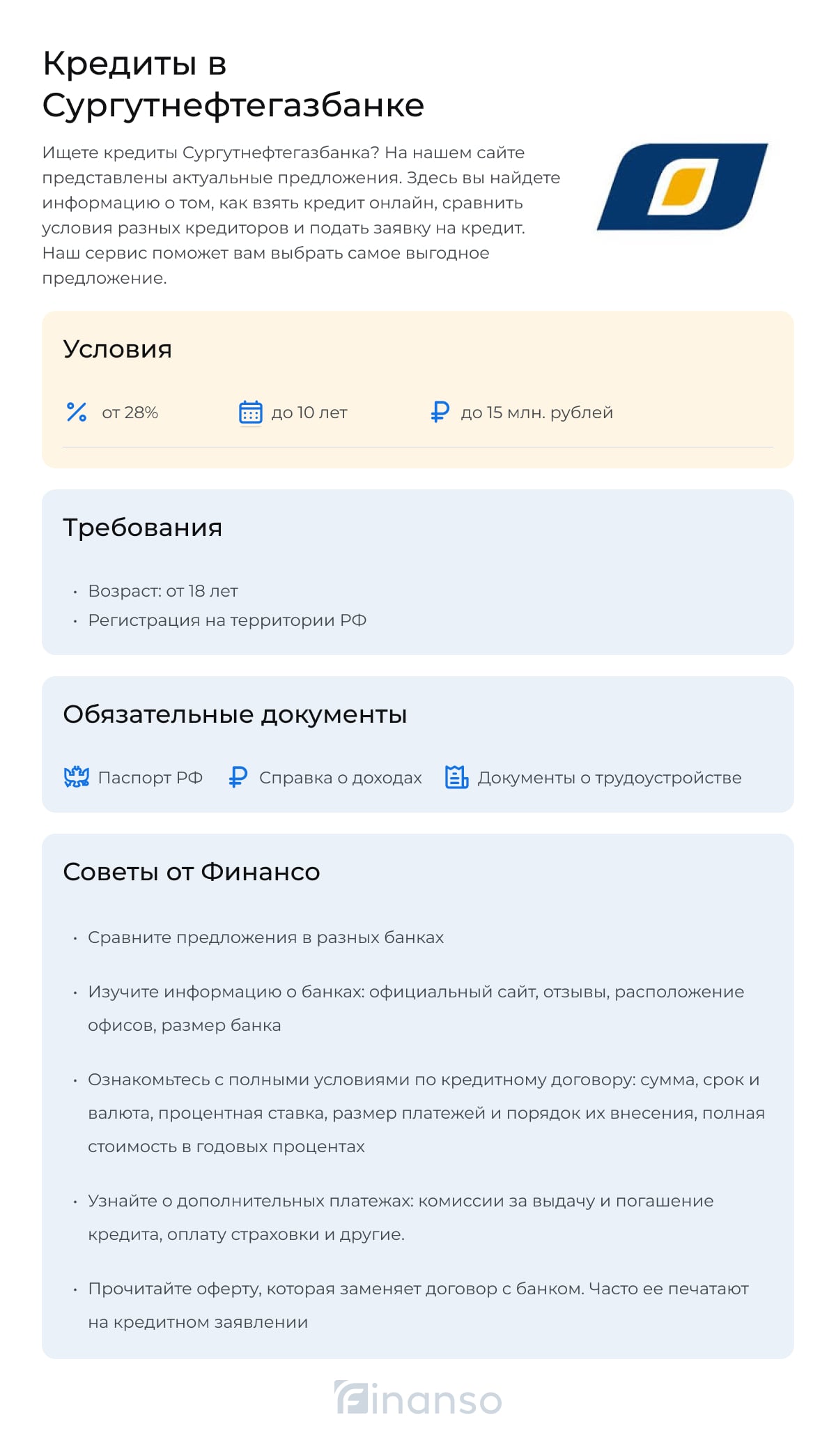 Кредиты в СНГБ